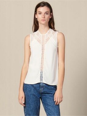 SANDRO Lace Top